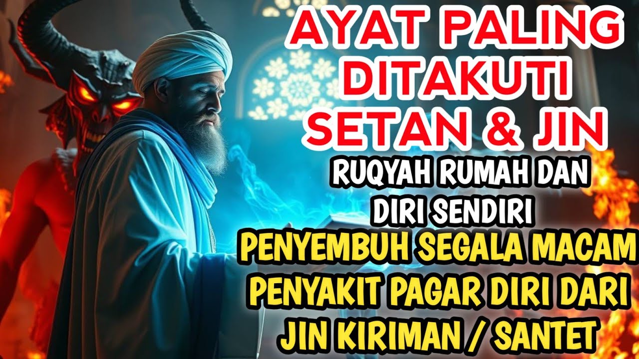 RUQYAH RUMAH PENGUSIR JIN, SETAN & SIHIR DI RUMAH & TUBUH, PENENANG HATI & PIKIRAN | ALAA AQEL