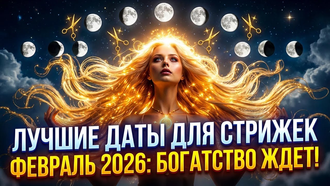 Лунный календарь стрижек на февраль 2026. Благоприятные дни для стрижки волос в феврале 2026