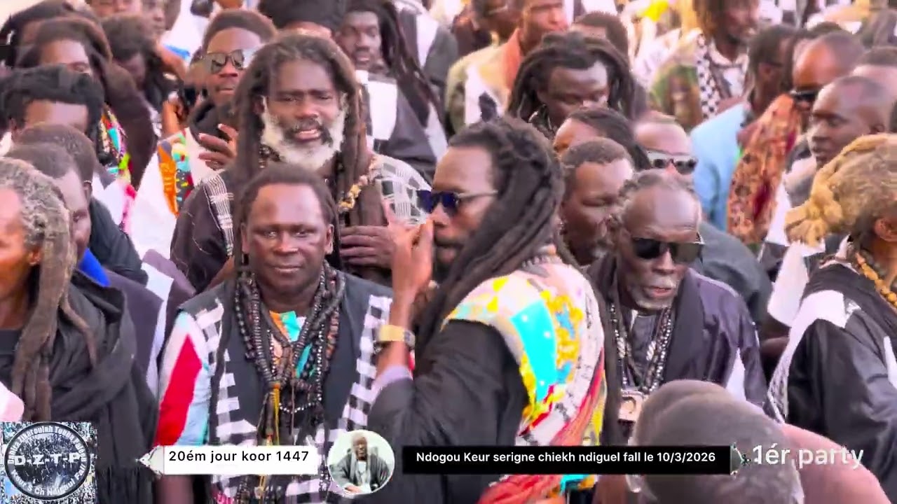 20ém jour koor Keur serigne chiekh ndiguel fall touba paleen le10/3/2026
