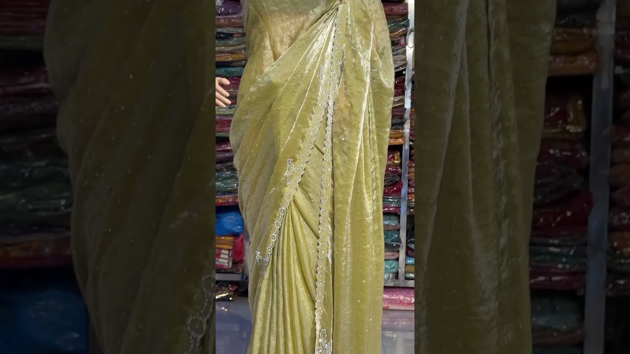 Order.8630954375☎️📞Free Delivery🚚 New extra fancy shiny saree design 👌 #shortsfeed #shorts