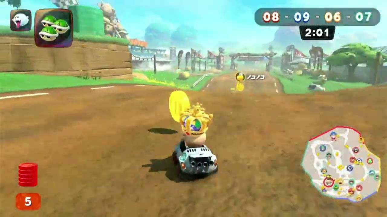マリオカートワールド5回目