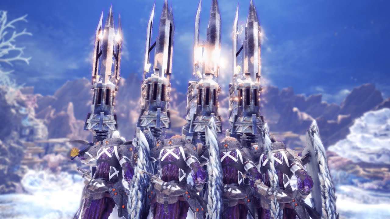【MHWI】全員溜め砲撃ガンランスで悉くを殲ぼすネルギガンテを悉く殲ぼす