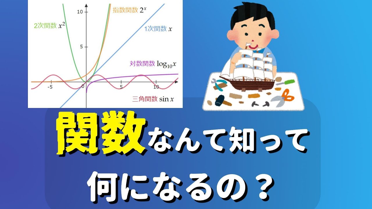 なぜ数学ではいろいろな関数を学ぶのか？【微積分学なぜなぜガイド】#2