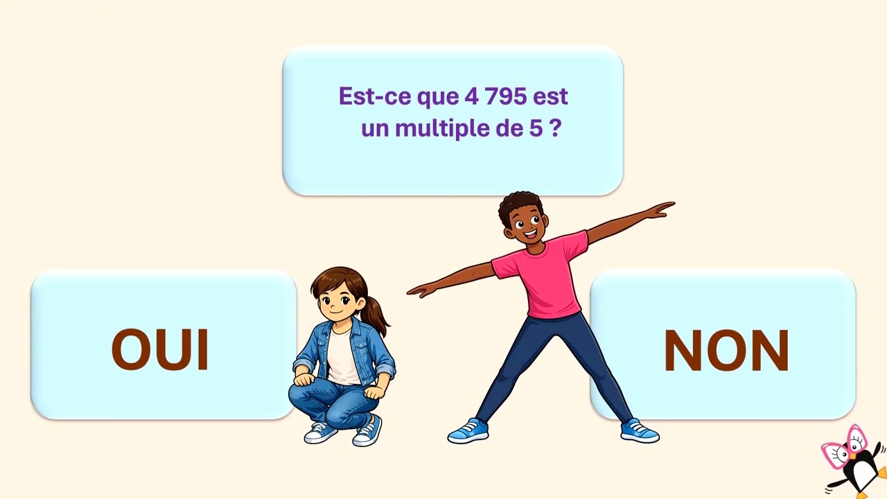 Gym de révision 50 - Multiples de 2 et 5 , série 2