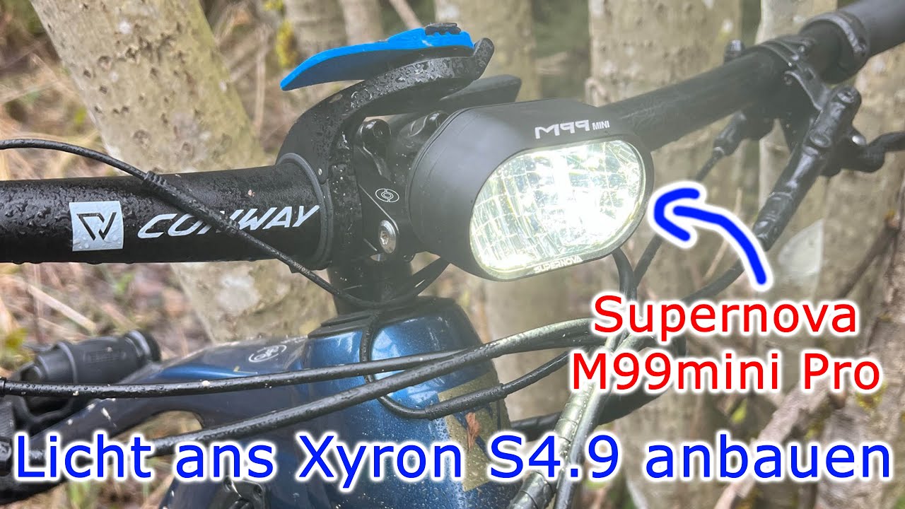 Cooles Licht am Conway Xyron S4.9 anbauen // Supernova M99mini Pro