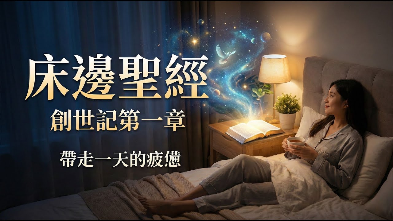 床邊聖經｜讓創世記的創造之光，帶走你一天的疲憊