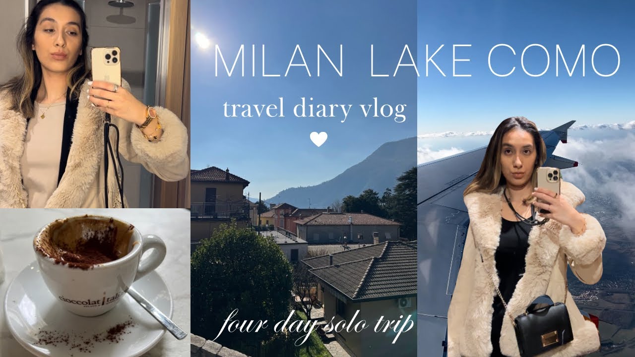 MILAN LAKE COMO SWITZERLAND | TRAVEL DIARY VLOG 2025 ♡ 4 day itinerary spontaneous solo trip | luisa