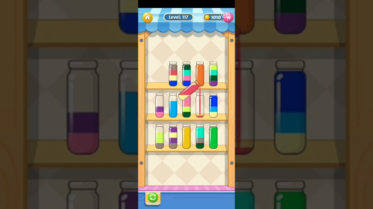How to solve Water Sort Puzzle - 117