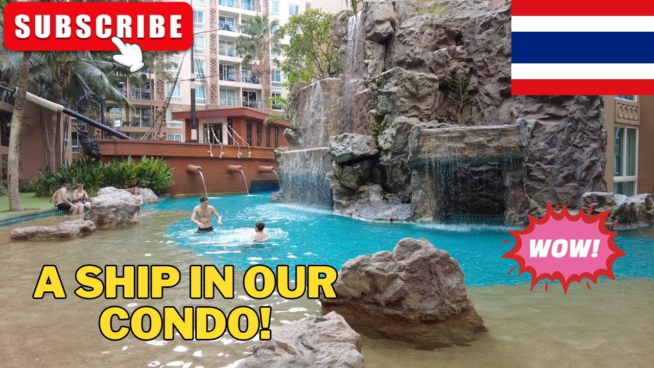 A HUGE SHIP IN OUR CONDO | ATLANTIS CONDO RESORT PATTAYA TOUR #condotour #thailand #walkthrough