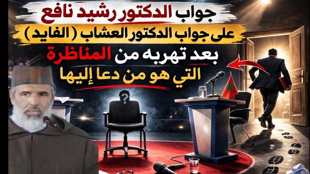 هكذا رد الدكتور رشيد نافع على الفايد الذي تهرب من المناظرة