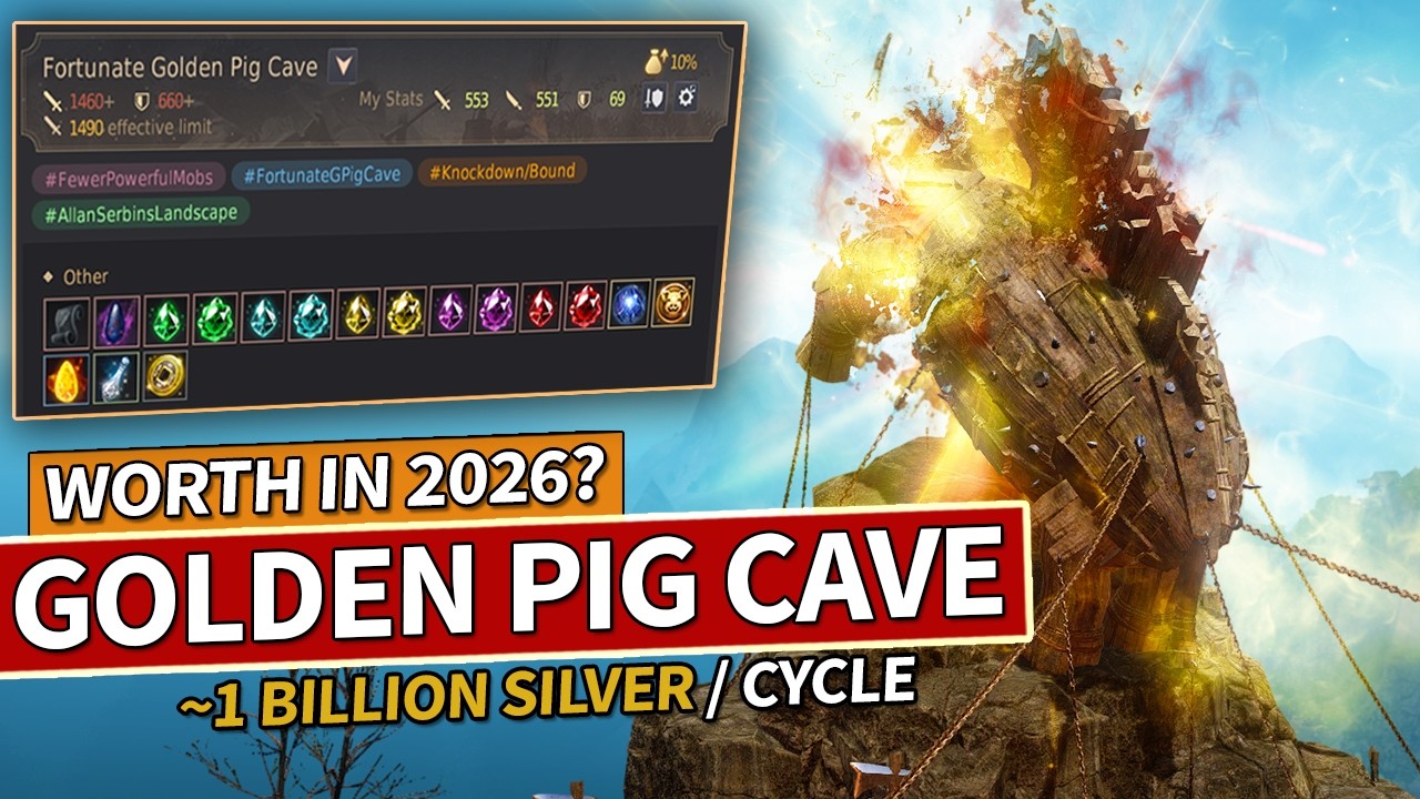 Is Fortunate Golden Pig Cave Still Good for Silver in 2026? | Black Desert 4K