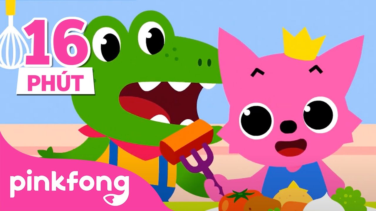 Học cách ăn cơm | Bài hát về thói quen lành mạnh |+Bộ sưu tập | Pinkfong! Cá mập con -Nhạc thiếu nhi