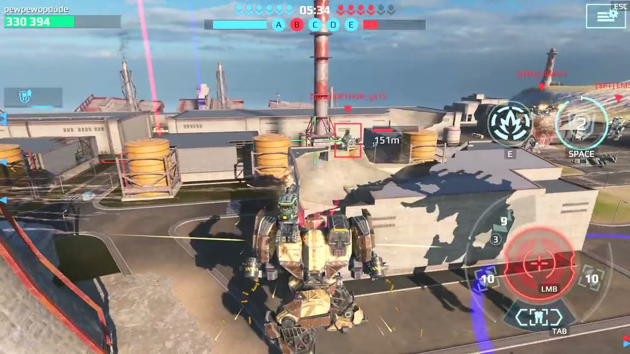 War Robots Cryptic Fenrir Gameplay