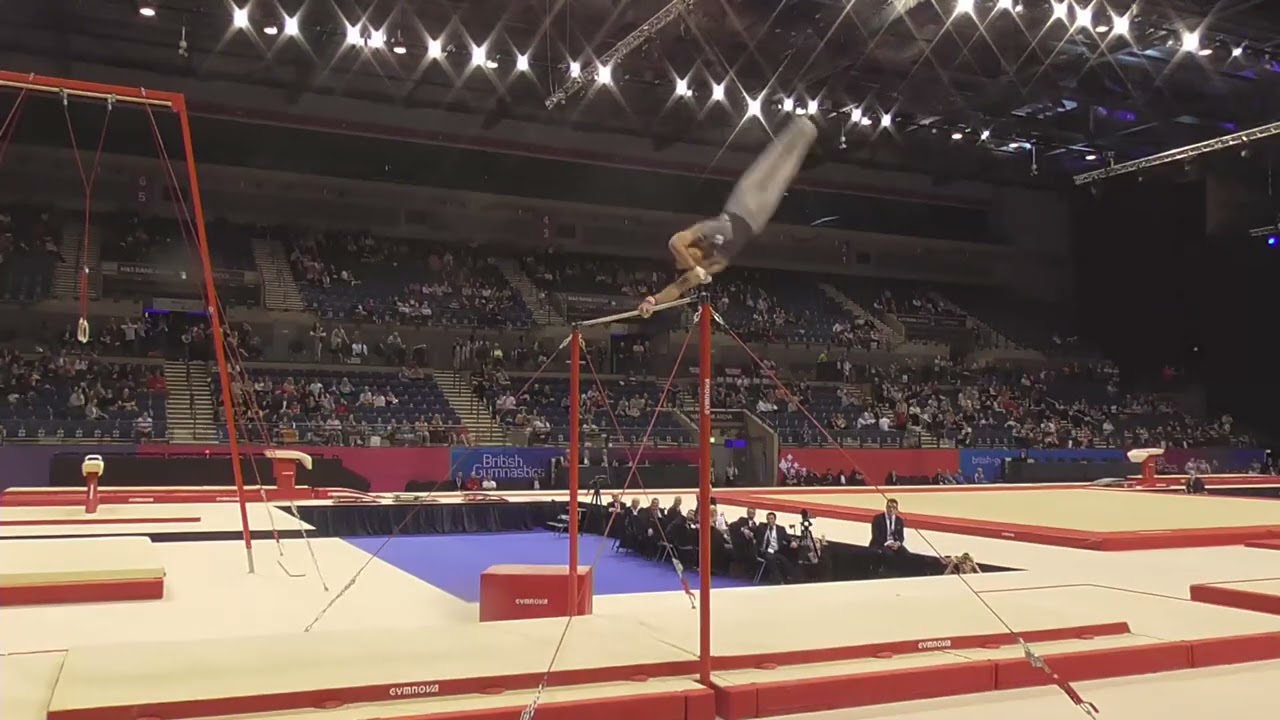 Joe Fraser - GOLD-H-bars-MAG SNR App-2022 British Gymnastics Championships