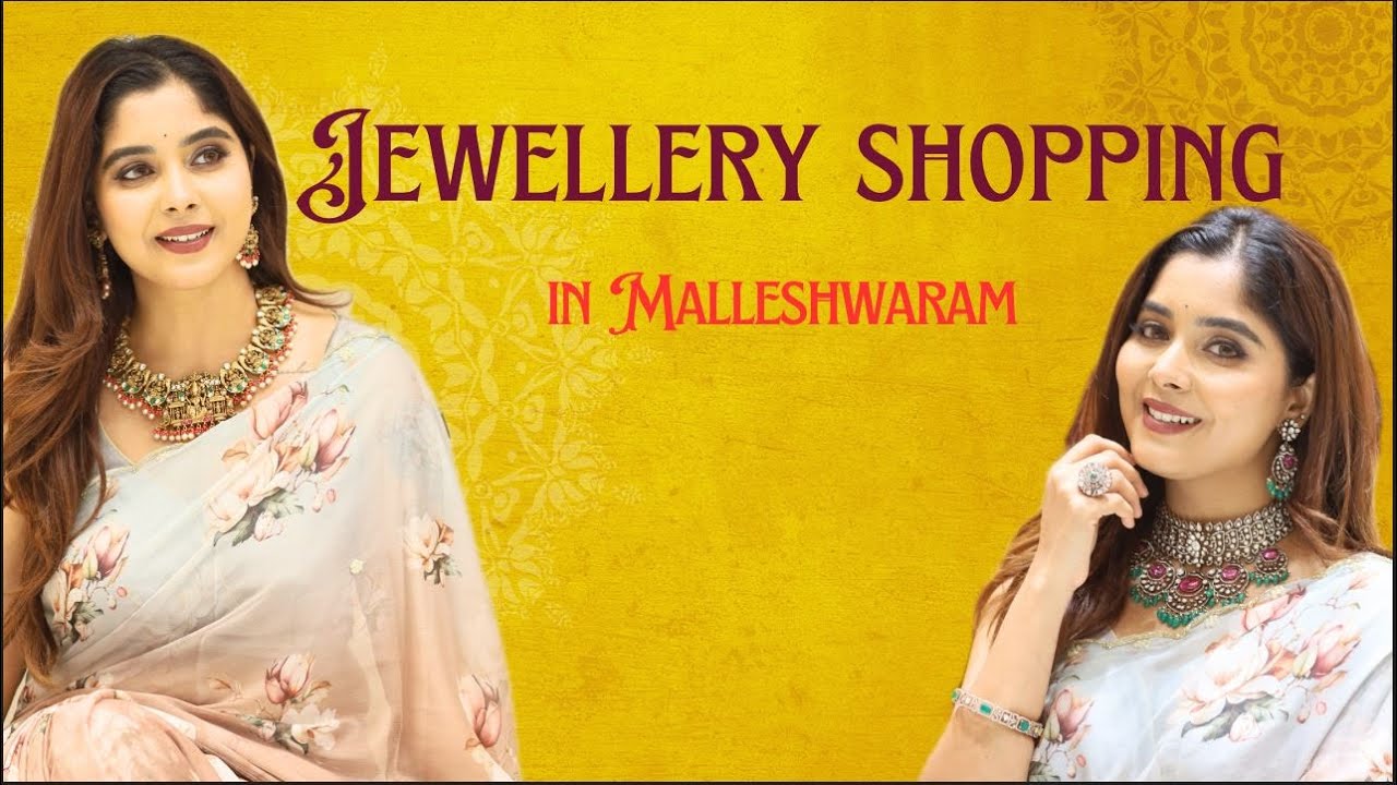 JEWELLERY SHOPPINGIN MALLESHWARAM ..! Emmadi Silver Jewellery | Aishwarya Shindogi