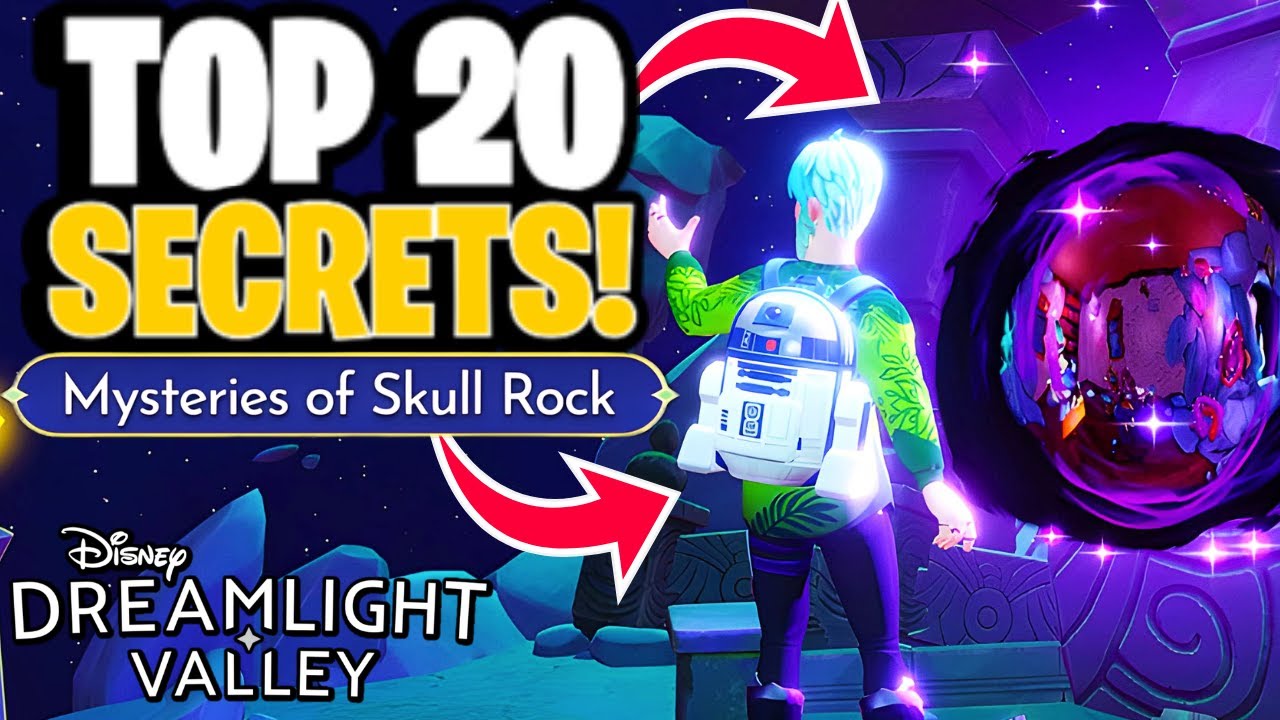 20 HIDDEN FEATURES You May Have Missed! [Skull Rock Update] | Dreamlight Valley