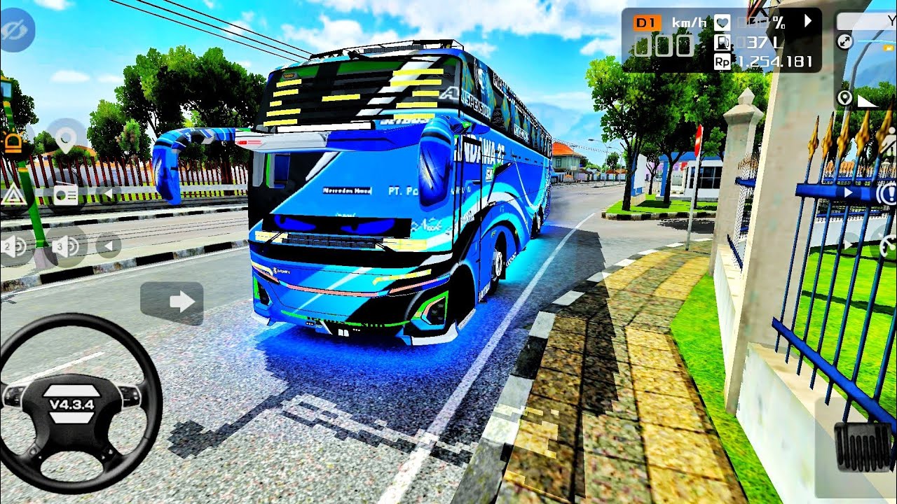 Bawa Bus Mewah Serasa Jadi Supir Sultan‼️Troubo, LED Strip, dan Jok Reclining🏆‼️