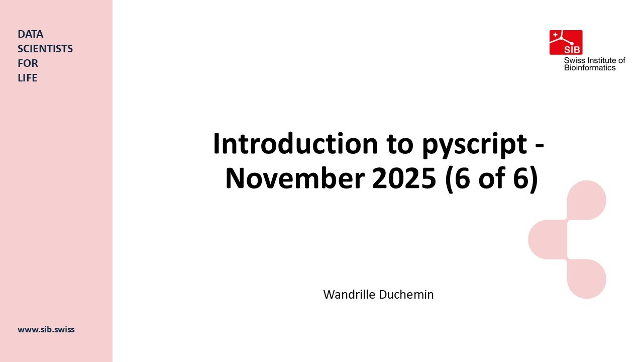 Introduction to pyscript - November 2025 (6 of 6)