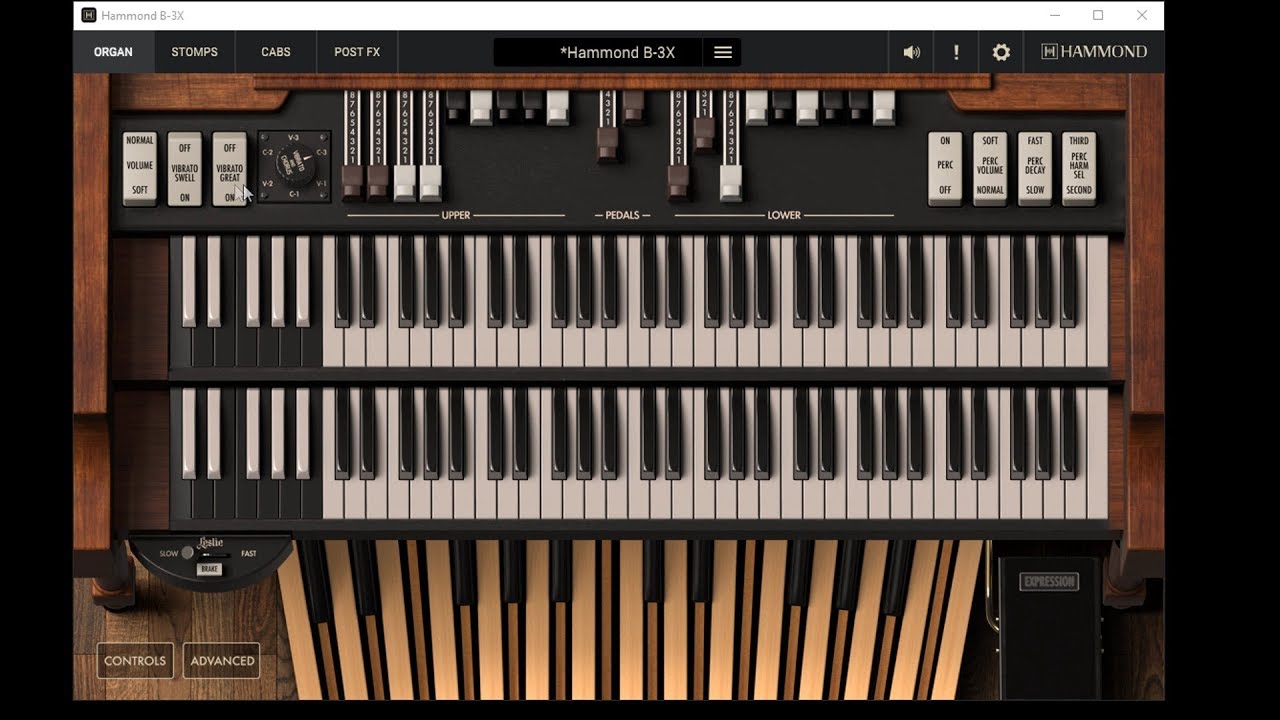 IK Multimedia Hammond B-3X Virtual Organ Demo
