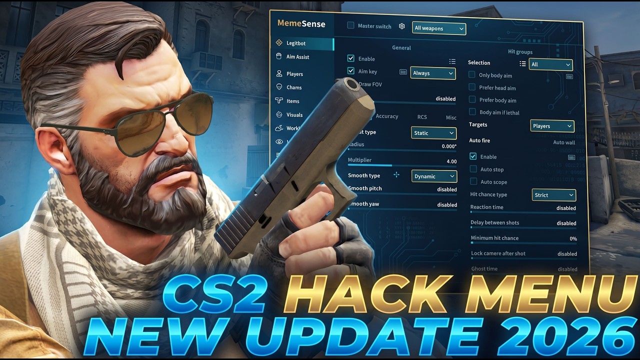 WORKING CS2 Hack 2026 | Skeleton ESP + Anti-Aim + Backtrack | Legit + Rage Modes 🛡️