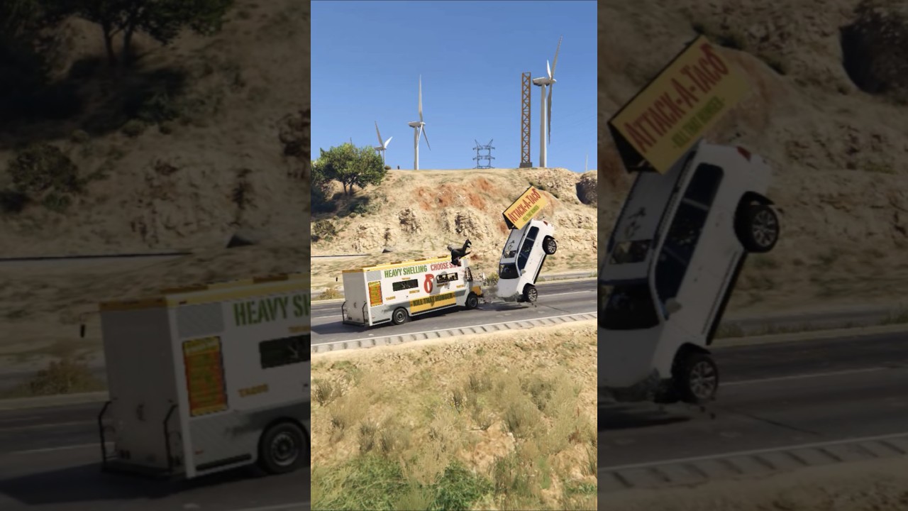 Toyota Land Cruiser V8: серьёзная авария 😭💔 Игра GTA 5 #короткометражка #gta5 #игры #gtav