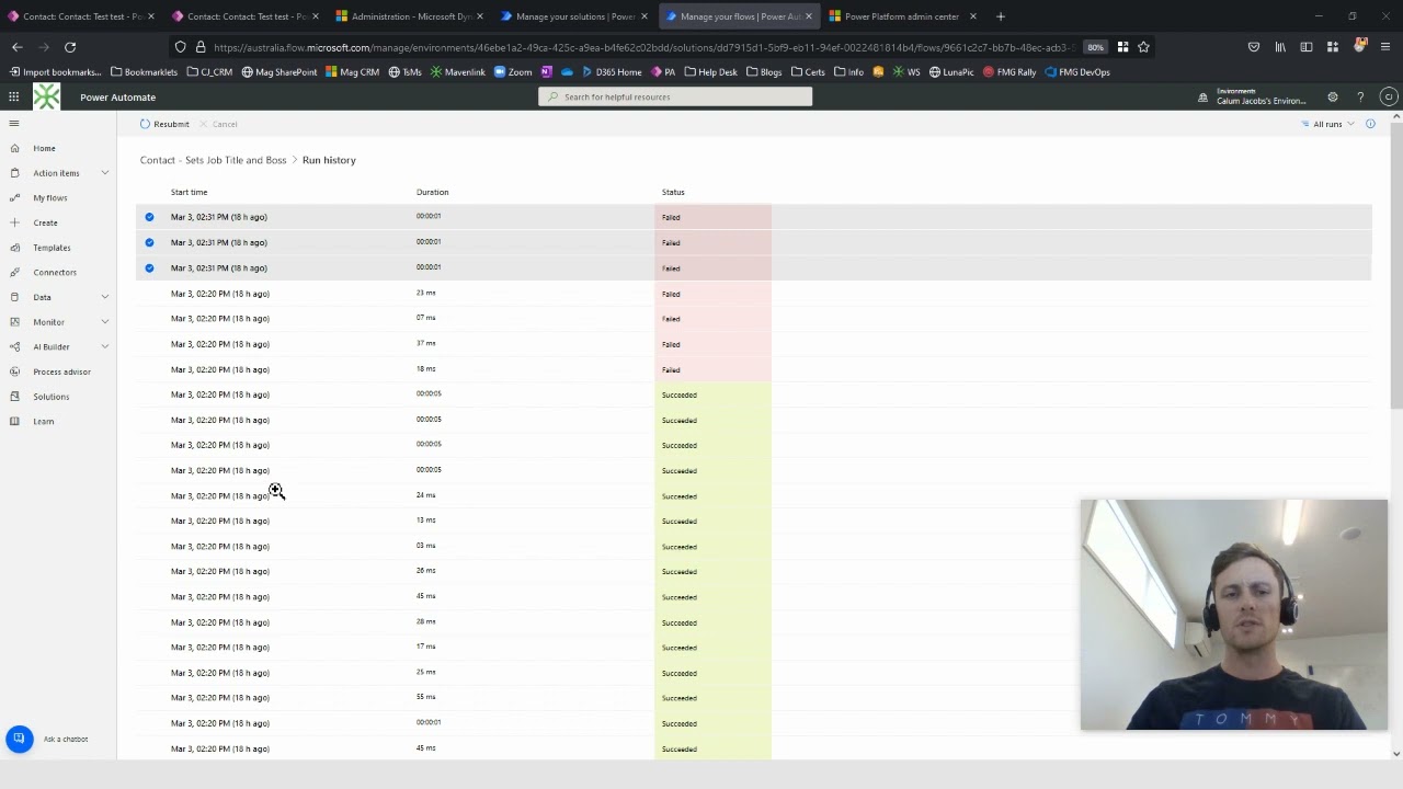 Power Platform 2022 Release Wave 1: Resubmit Multiple Failed Flow Runs