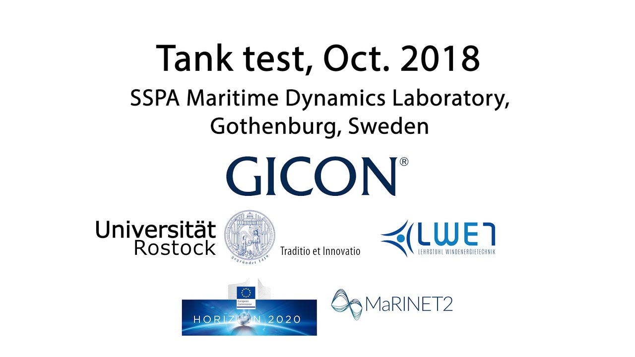 TLP - GICON&reg; SOF - Tank test Gothenburg 2018 - Lowering gravitor anchor