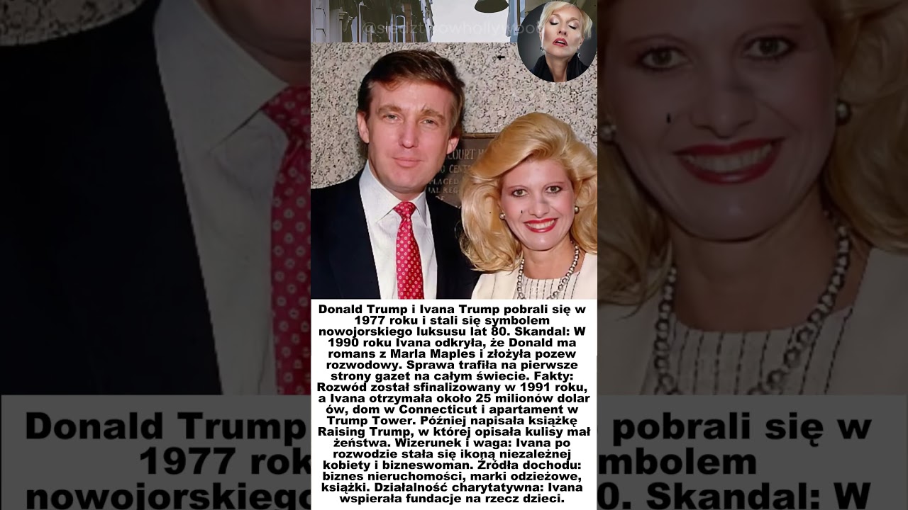 DONALD I IVANA TRUMP &ndash; ROZW&Oacute;D, KT&Oacute;RY PODZIELIŁ MAJĄTEK