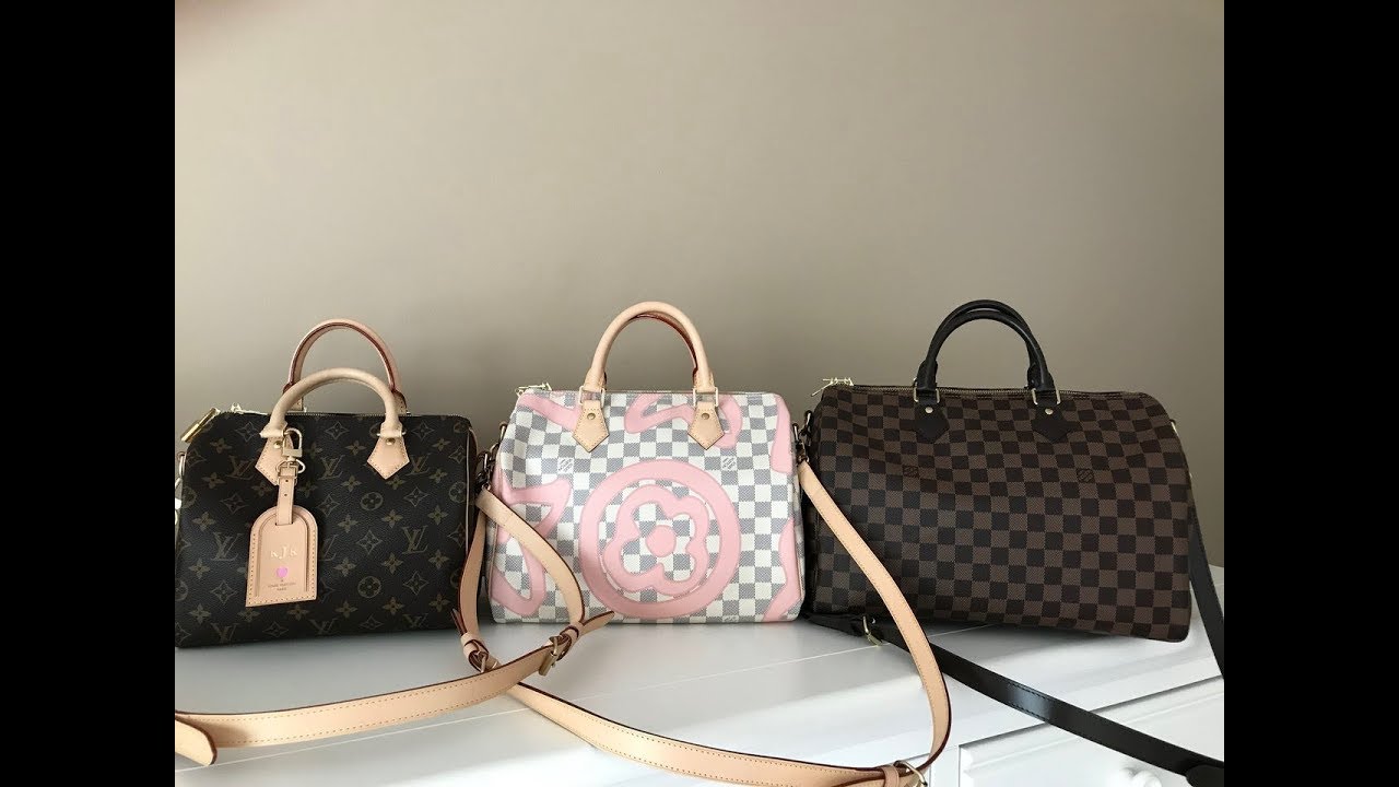 Louis Vuitton Speedy B 25, 30, & 35 Comparison/Review 2017