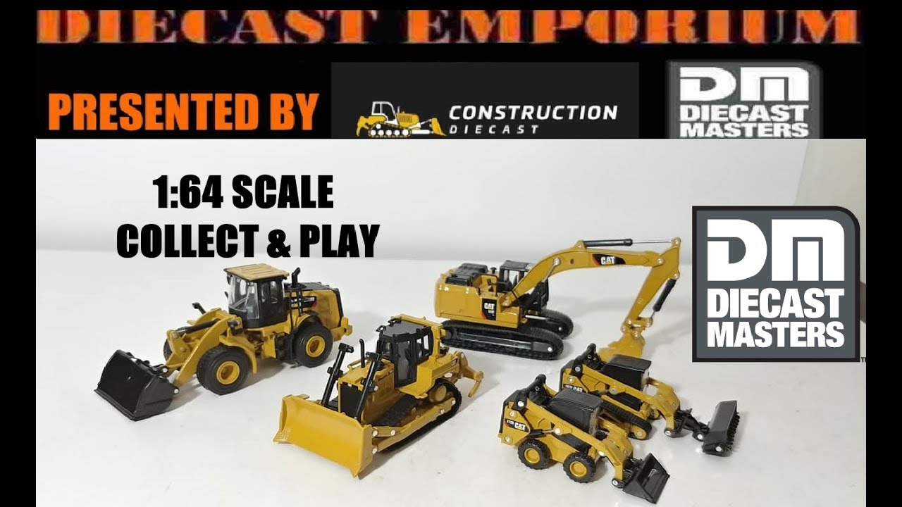 Diecast Masters NEW 1/64 Scale CAT Collection Part 1 (320F L, D6R, 272D2, 297D2, & 950M)