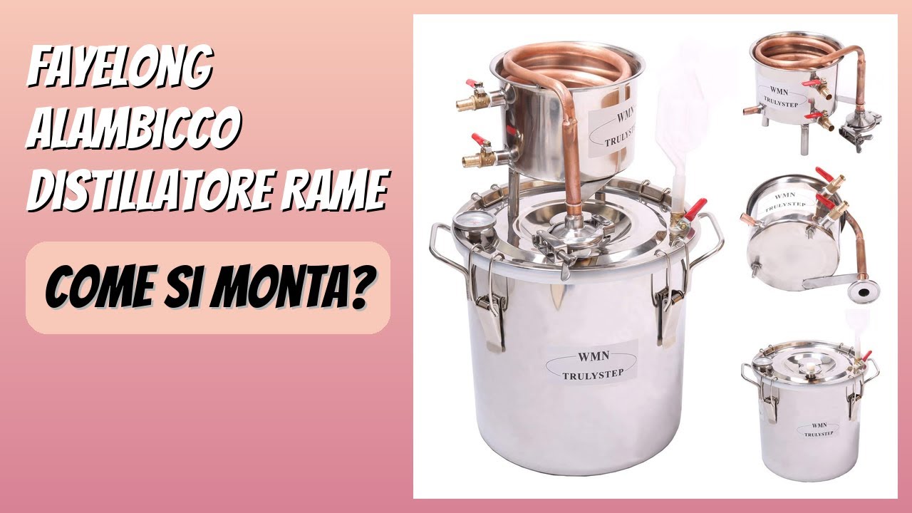 RECENSIONE (2025) : Fayelong Alambicco Distillatore Rame. DETTAGLI