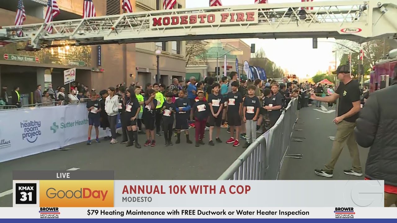 Modesto 10k with a Cop
