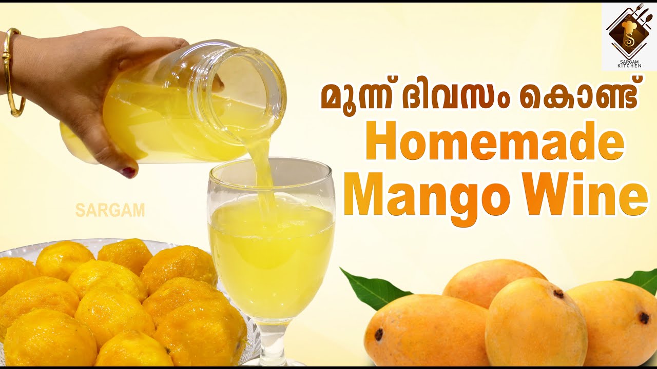 മൂന്ന് ദിവസം കൊണ്ട് മാമ്പഴ വൈൻ തയ്യാറാക്കാം വീട്ടിൽ തന്നെ | Homemade Mango Wine