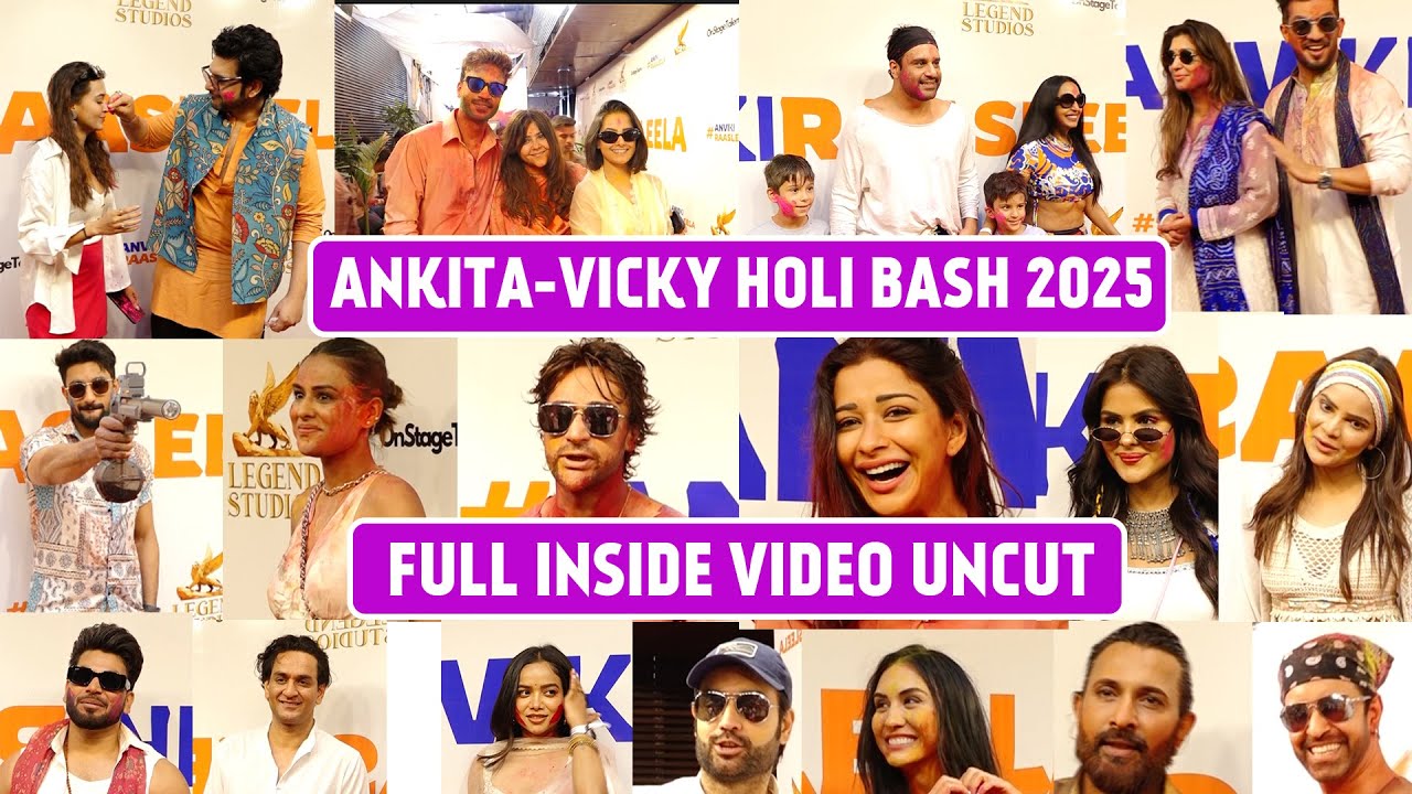 Ankita-Vicky Holi Bash 2025 Uncut: Priyanka Choudhary, Isha Malviya, Tejasswi-Karan, KaranVeer Mehra
