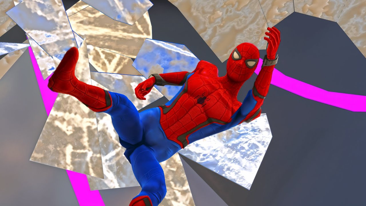 GTA 5 - SPIDERMAN CRAZY JUMPS/FALLS & GLASS SMASHES | EUPHORIA PHYSICS COMPILATION #19