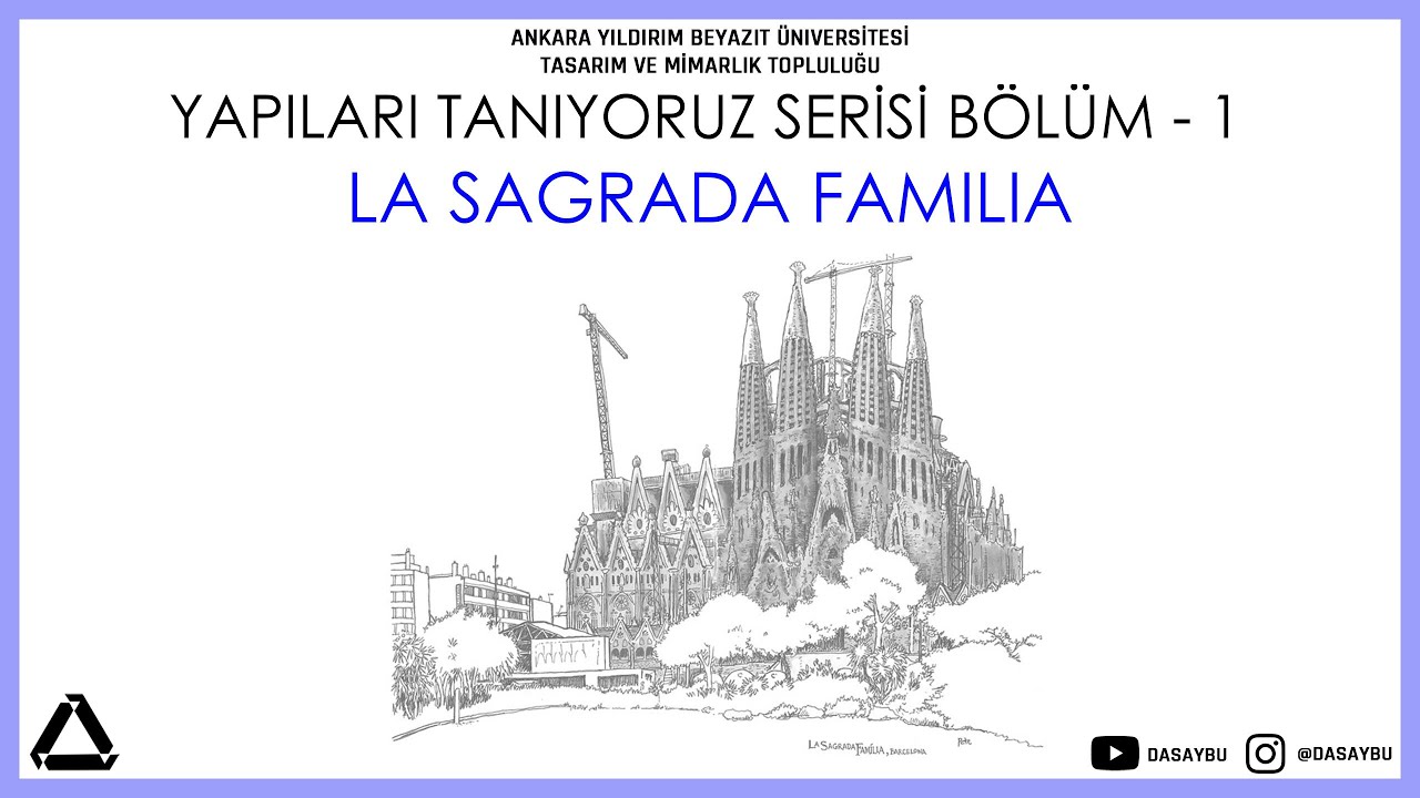 La Sagrada Familia- Antoni Gaudi | Yapıları İnceliyoruz | S:1B:1