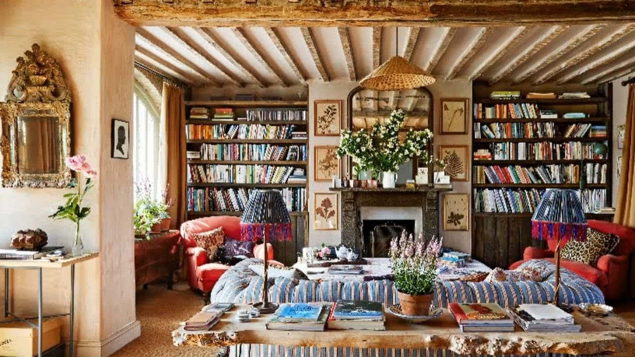 colorful eclectic & rustic style ▸ English country home