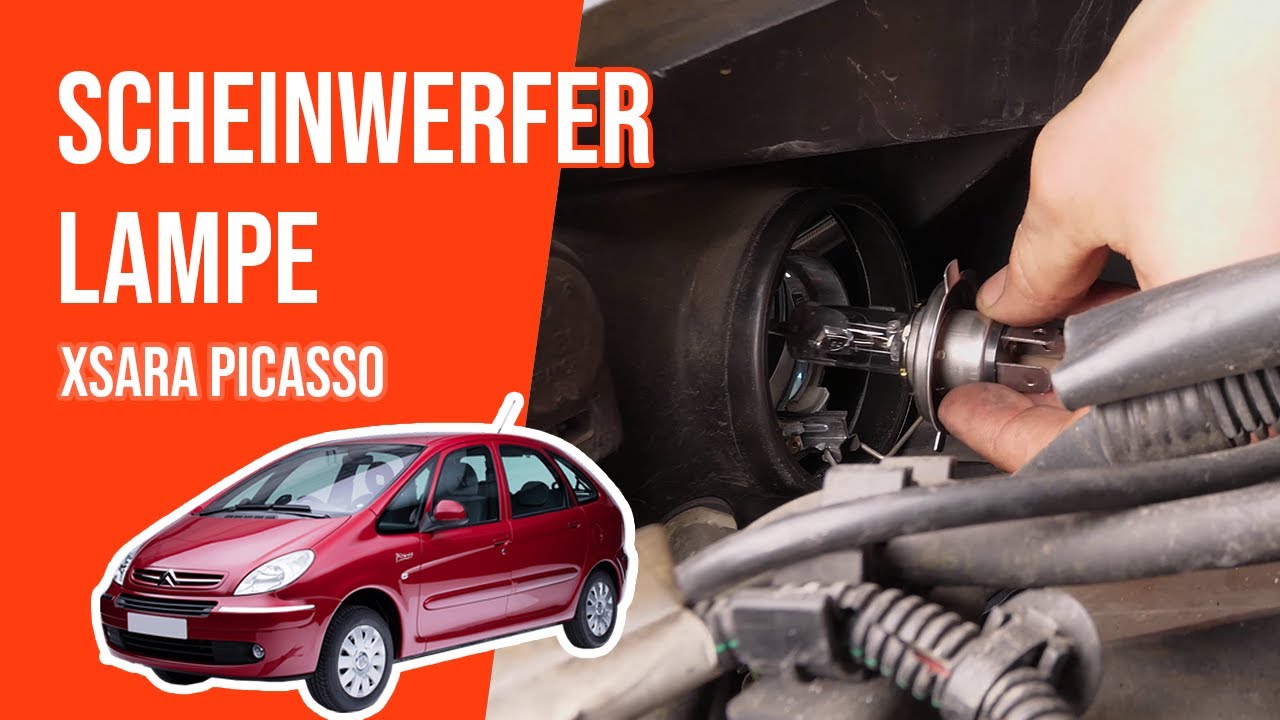 Wie XSARA PICASSO Scheinwerfer Lampe wechseln 💡