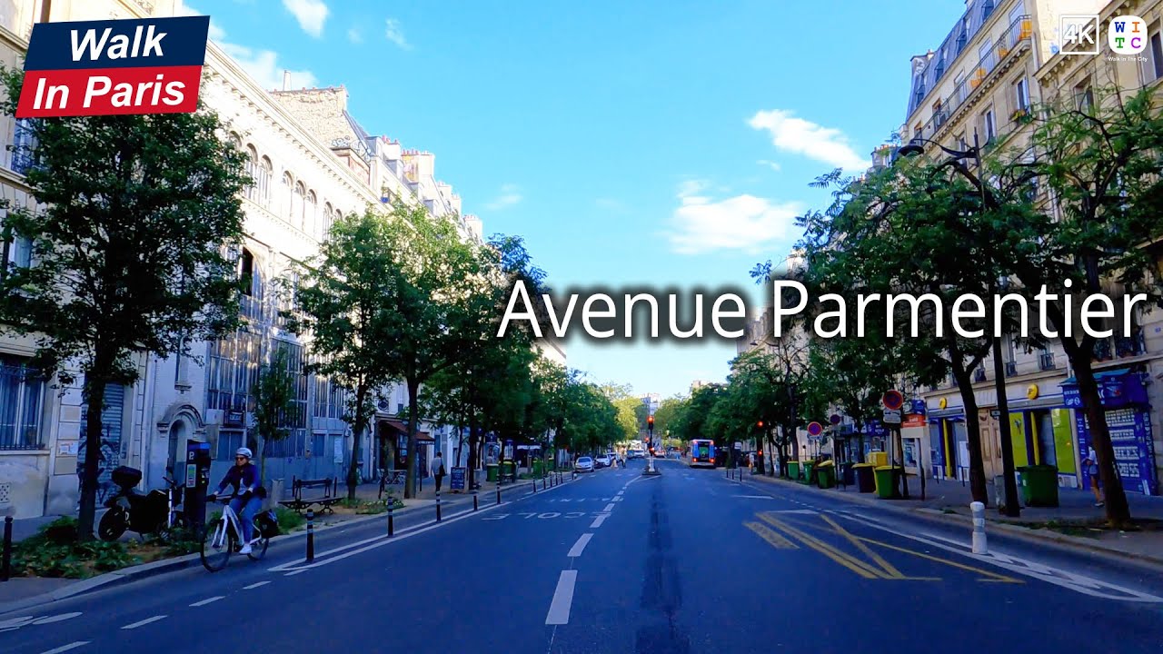Avenue Parmentier (4K) | Paris Walking Tour