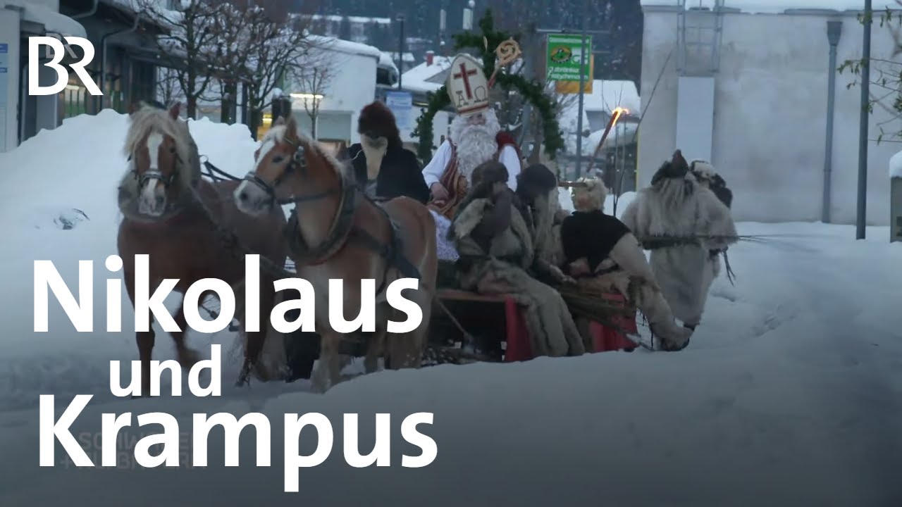 Mit Krampus und der Nikolaus unterwegs: Eine lebendige Tradition | Schwaben + Altbayern | BR