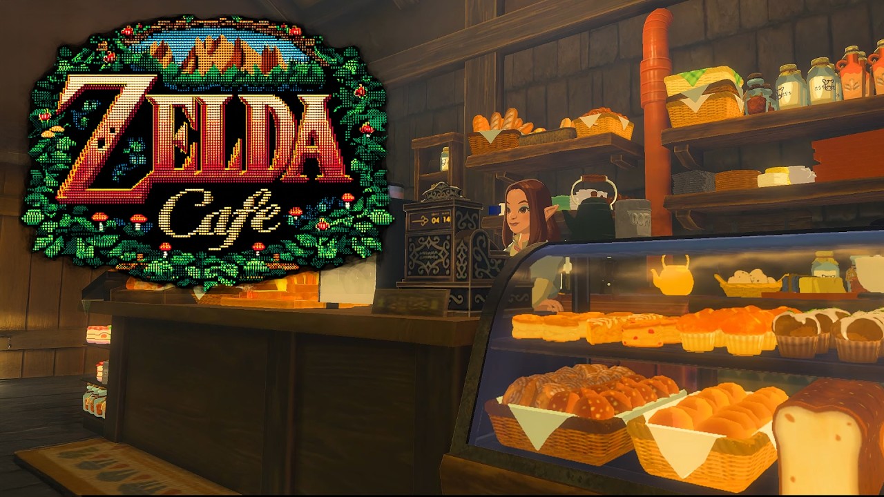 Rest Here.. enjoy a Coffee ☕ - Relaxing Zelda Study | Zelda Cafe Winter Ambiance