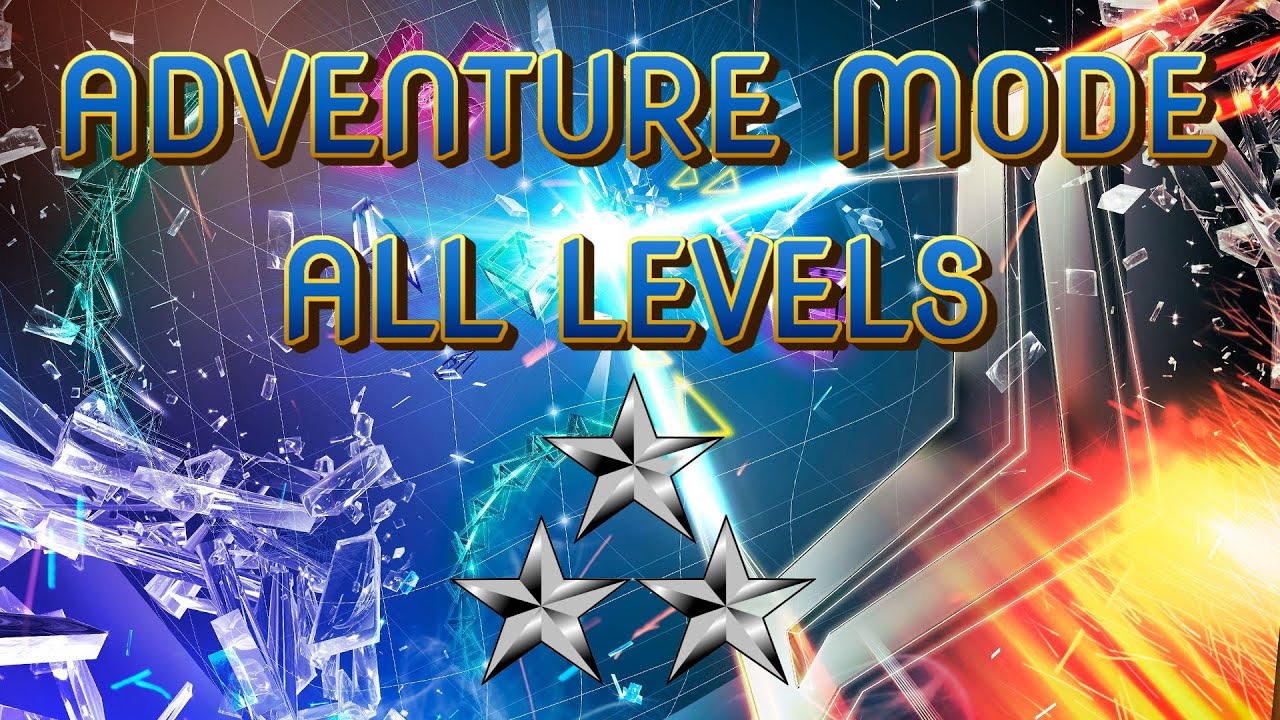 Geometry Wars Dimensions Walkthrough - Adventure Mode - All Levels Completed - 3 Stars - All Stars