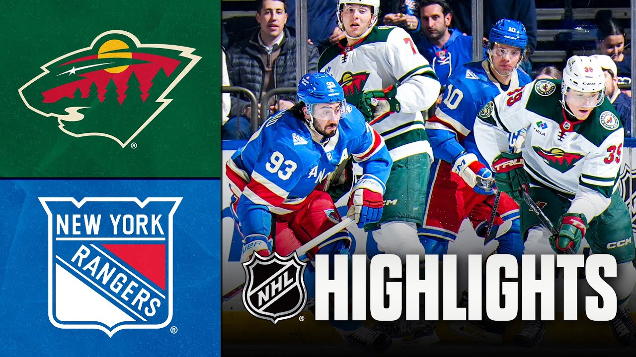 NHL Highlights | Wild vs. Rangers | October 20, 2025