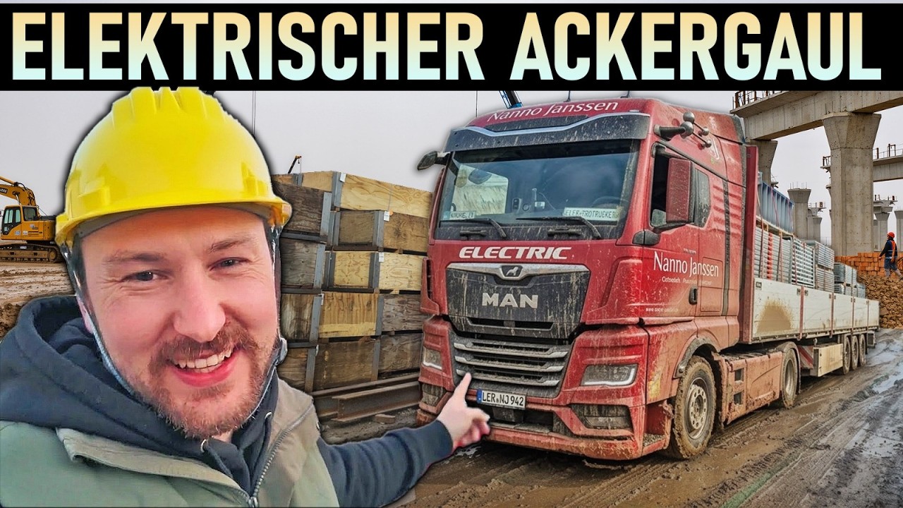 Lautlos vom Showroom in den Dreck: Schafft der Elektro-MAN echte Arbeit?