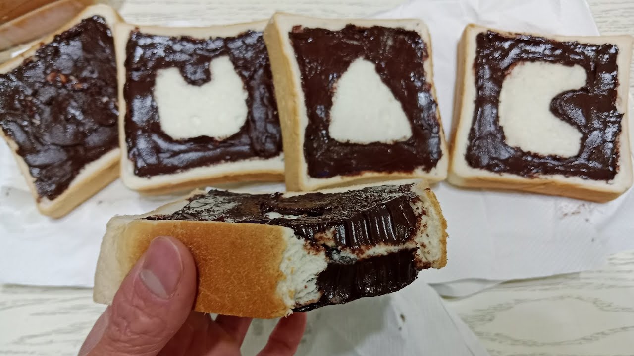 打工人自製巨厚巧克力吐司！滿足小時候的夢~