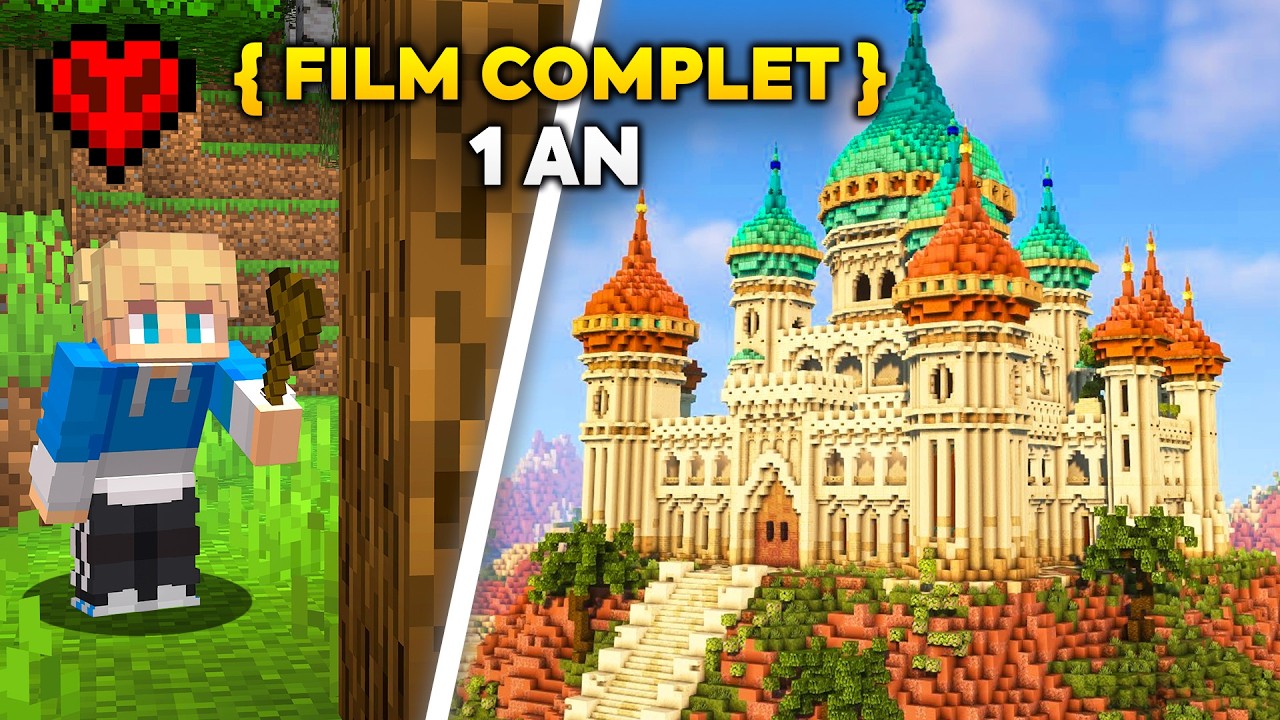 J'ai surv&eacute;cu 1 an sur Minecraft Hardcore [Film complet]