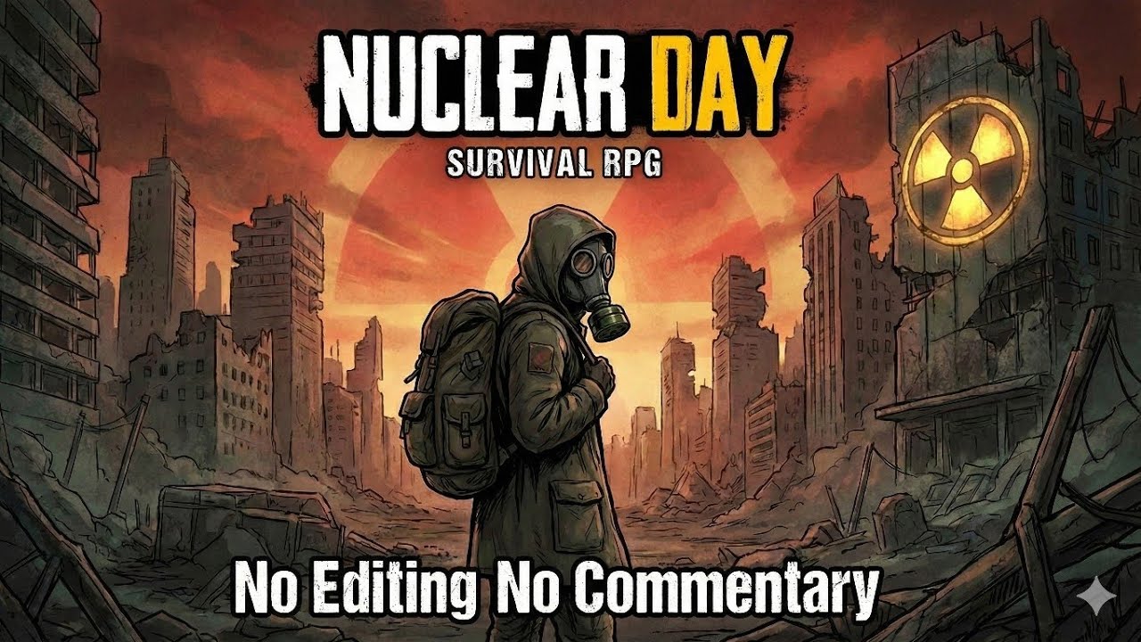 Nuclear Day Survival : Raw Gameplay – Post-Apocalyptic Survival RPG (No Commentary, Unedited)