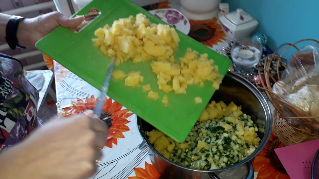 Окрошка на майонезе и миниралке