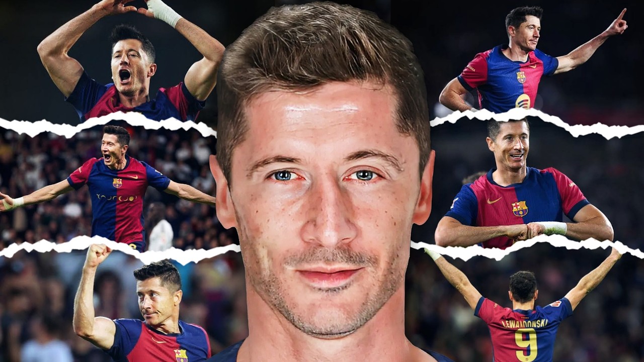 Barcelona Lewandowski is a MACHINE
