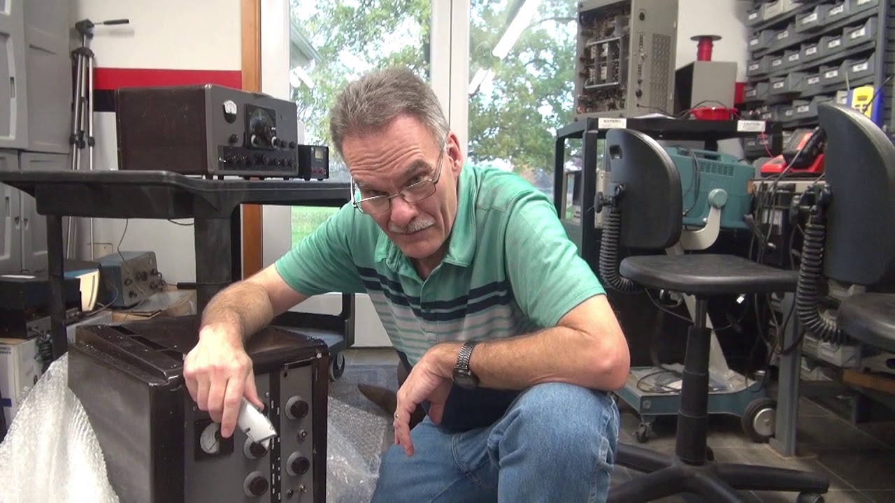 Sad Johnson Viking 1 Tube Ham Transmitter Destroyed By Terrible Packing